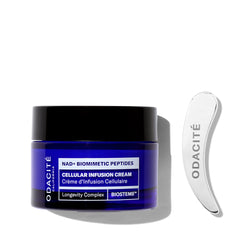 Crème d'Infusion Cellulaire NAD+ Peptides Biomimétiques
